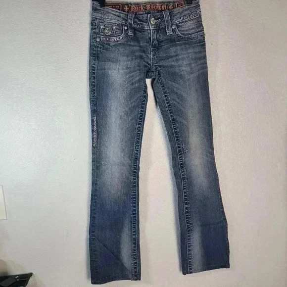 Womens Celine Boot Rock Revival Jeans Sz 25 - Picture 1 of 10